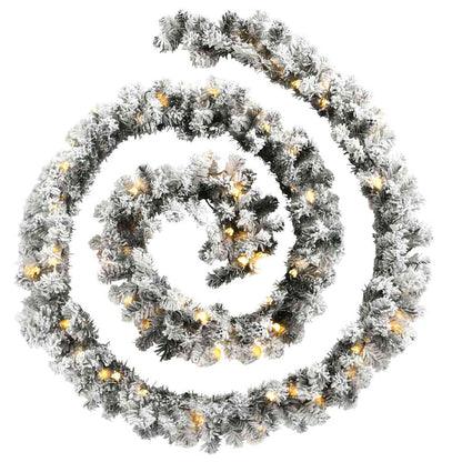 Kerstslinger Met Led-Lampjes Groen Pvc