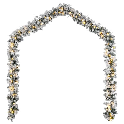 Kerstslinger Met Led-Lampjes Groen Pvc