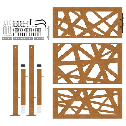 Poort Met Weervast Staal