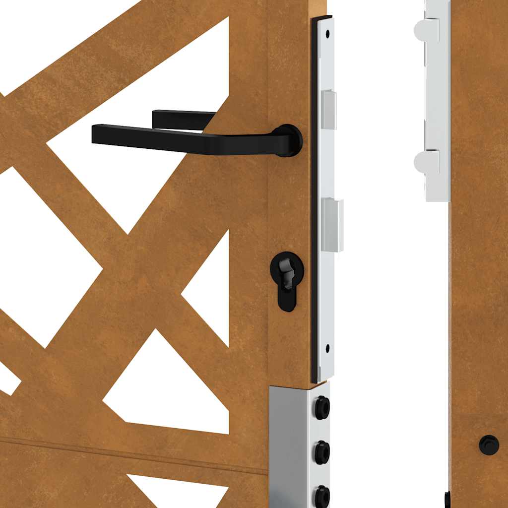 Poort Met Weervast Staal