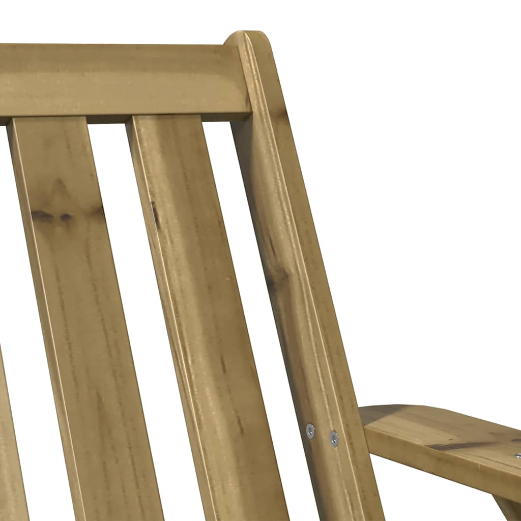 Tuinstoel Adirondack 75X77X77 Cm Geïmpregneerd Hout
