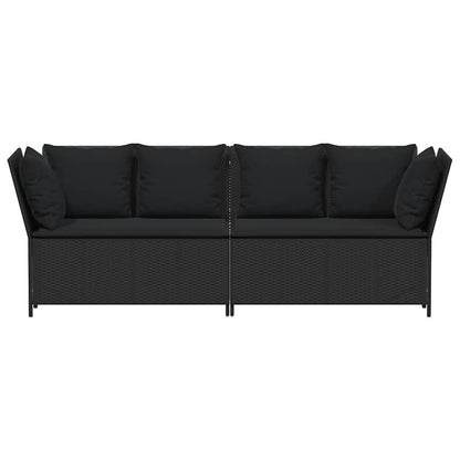 Tuinbank Met Kussens Poly Rattan