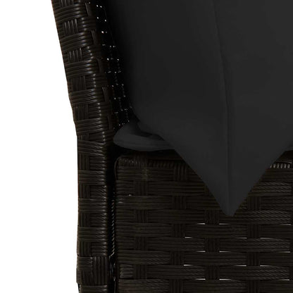 Tuinbank Met Kussens Poly Rattan