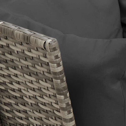 Tuinbank Met Kussens Poly Rattan