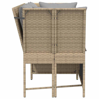 Tuinbank Met Kussens Poly Rattan