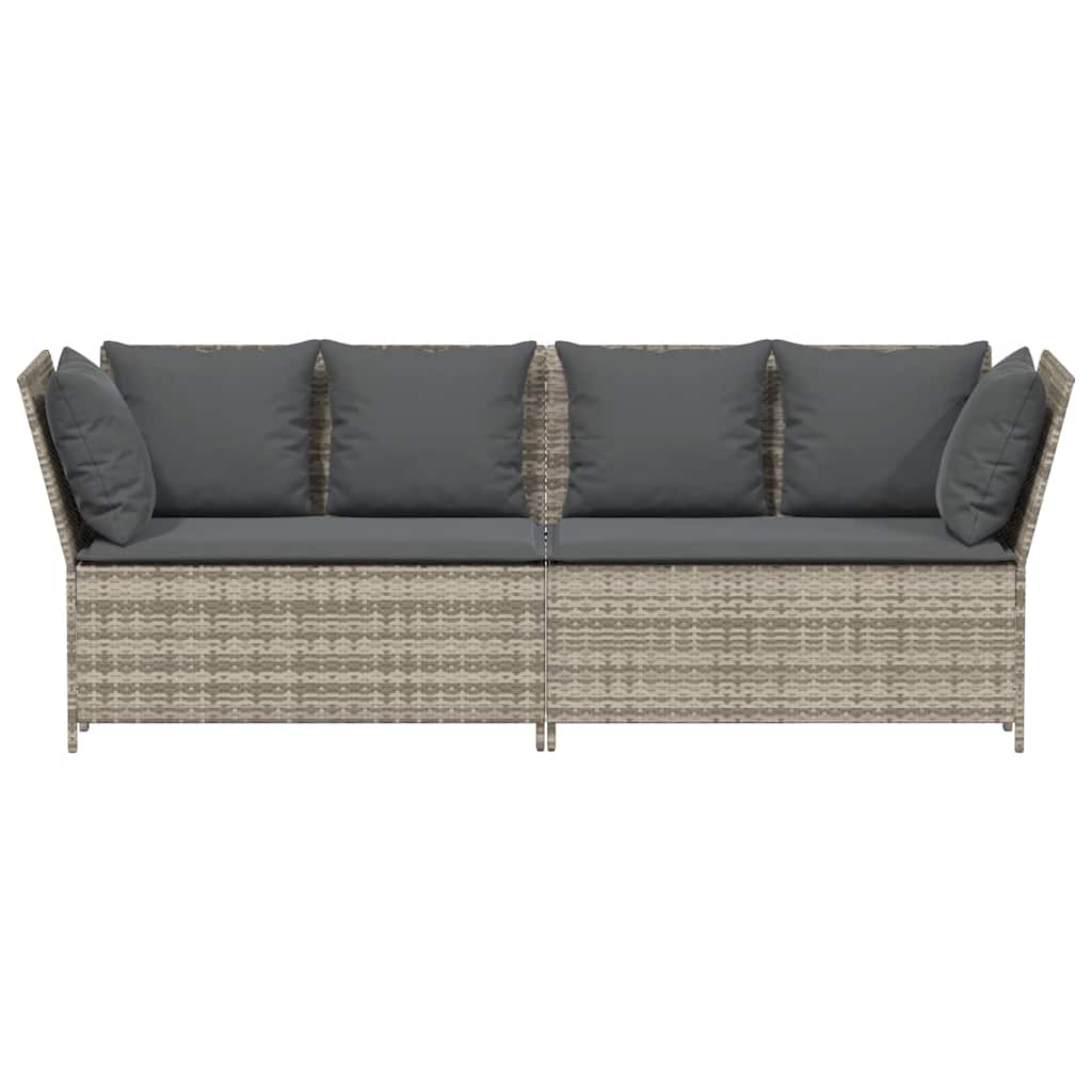 Tuinbank Met Kussens Poly Rattan