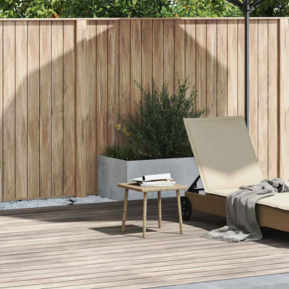 Tuin Salontafel Rechthoekig Poly Rattan