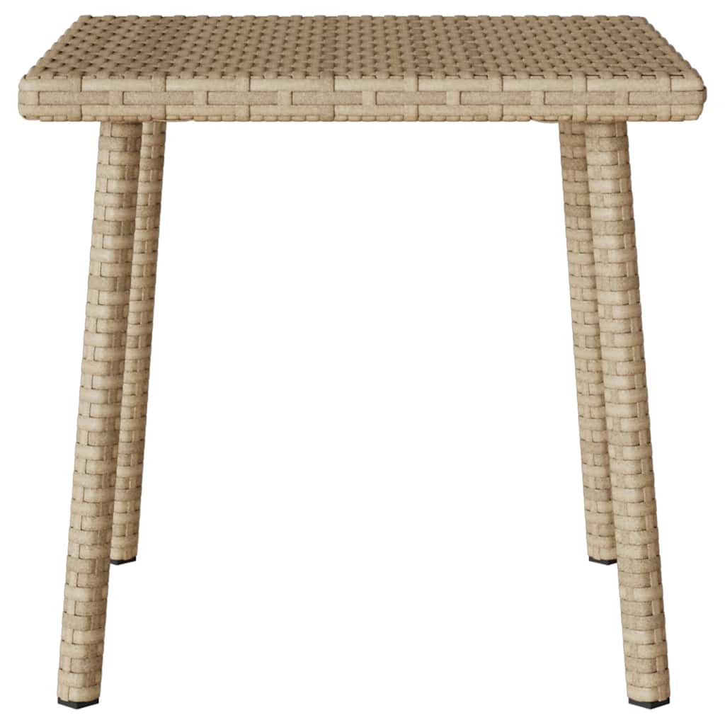 Tuin Salontafel Rechthoekig Poly Rattan