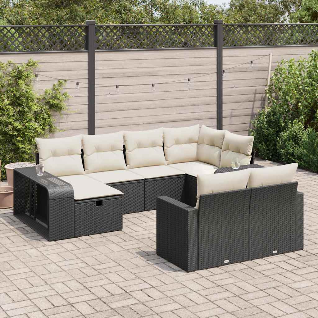 Tuinset Met Kussens Poly Rattan