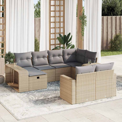 Tuinset Met Kussens Poly Rattan