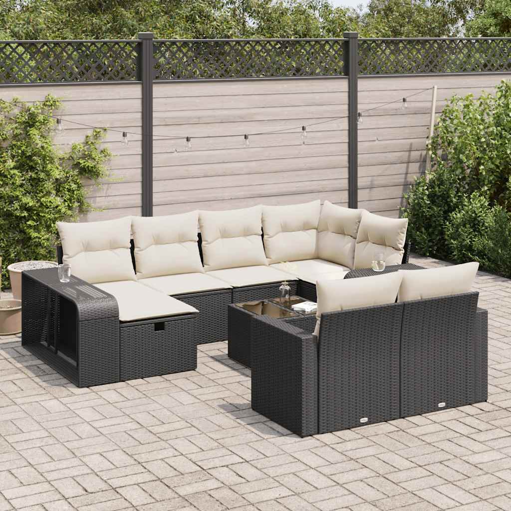 Tuinset Met Kussens Poly Rattan