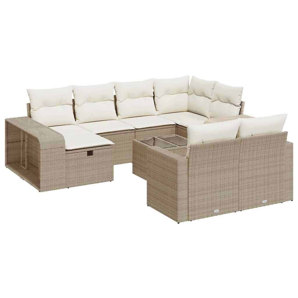 Tuinset Met Kussens Poly Rattan
