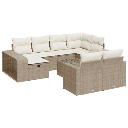 Tuinset Met Kussens Poly Rattan