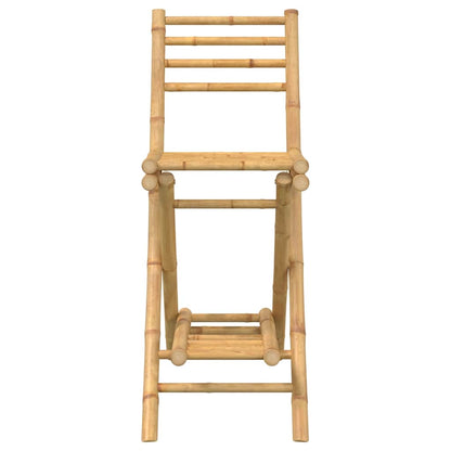 Barkrukken Met Voetsteunen Voor Buiten 2 St Opvouwbaar Bamboe