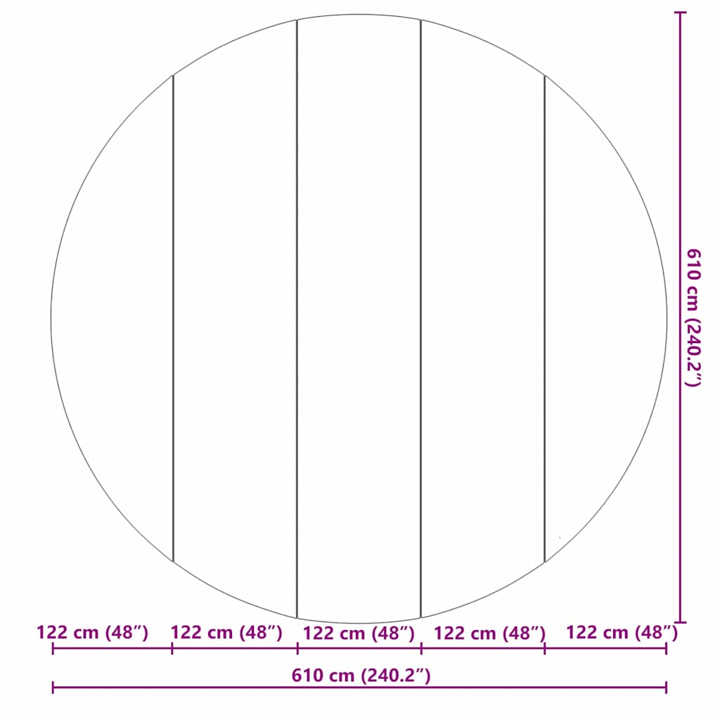 Zwembad Grondzeil Niet-Geweven Stof