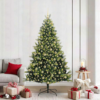 Kunstkerstboom Met Scharnier 300 Leds Groen Pvc En Pe