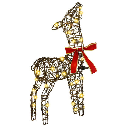 Rendier Familie 3 Pcs Warmwit 67 X 26 X 127 Cm