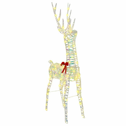 3D Rendier Met 250 Led Warmwit 180 Cm