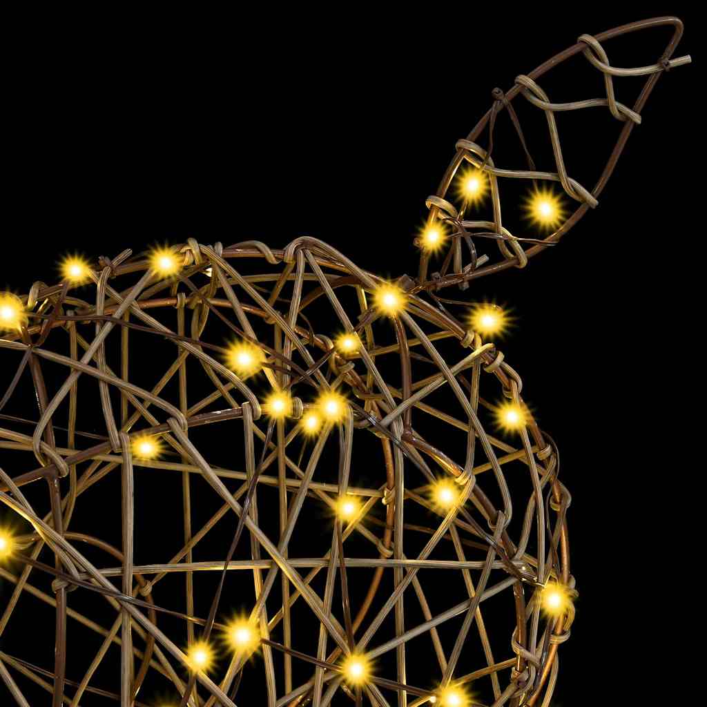 3D Rendier Met 250 Led Warmwit 180 Cm