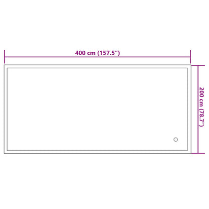 Zwembospod Blauw 400 X 200 X 140 Cm Pvc
