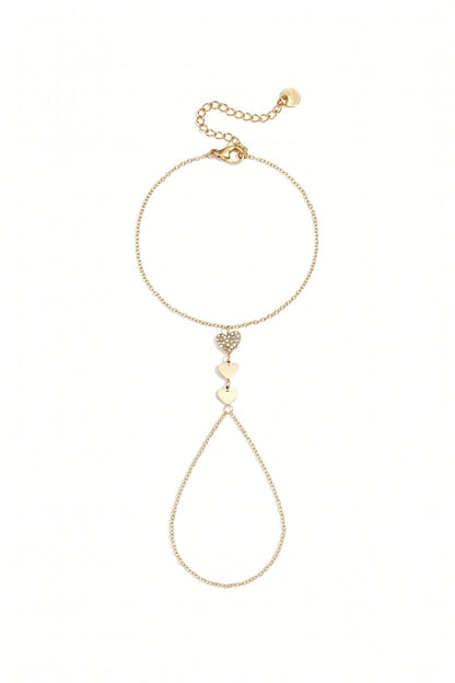 Handchain met harten