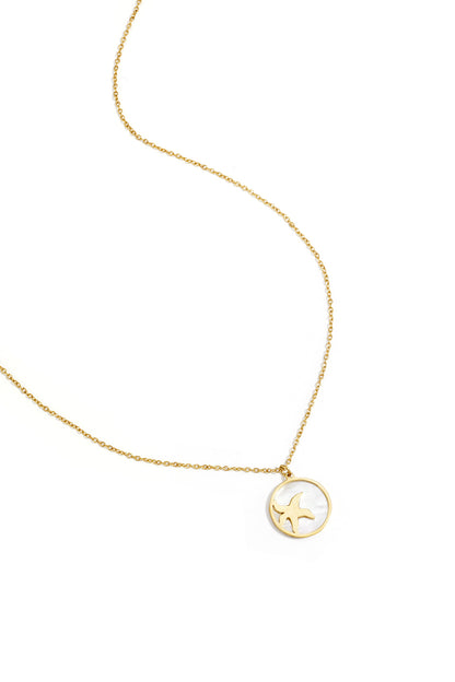 Ketting met zeester in cirkel