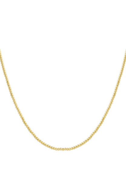 Ketting van massieve kralen - 4 mm