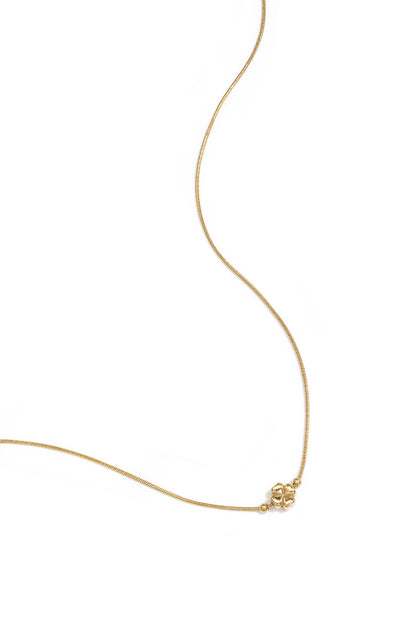 Minimalistische ketting met klavertje