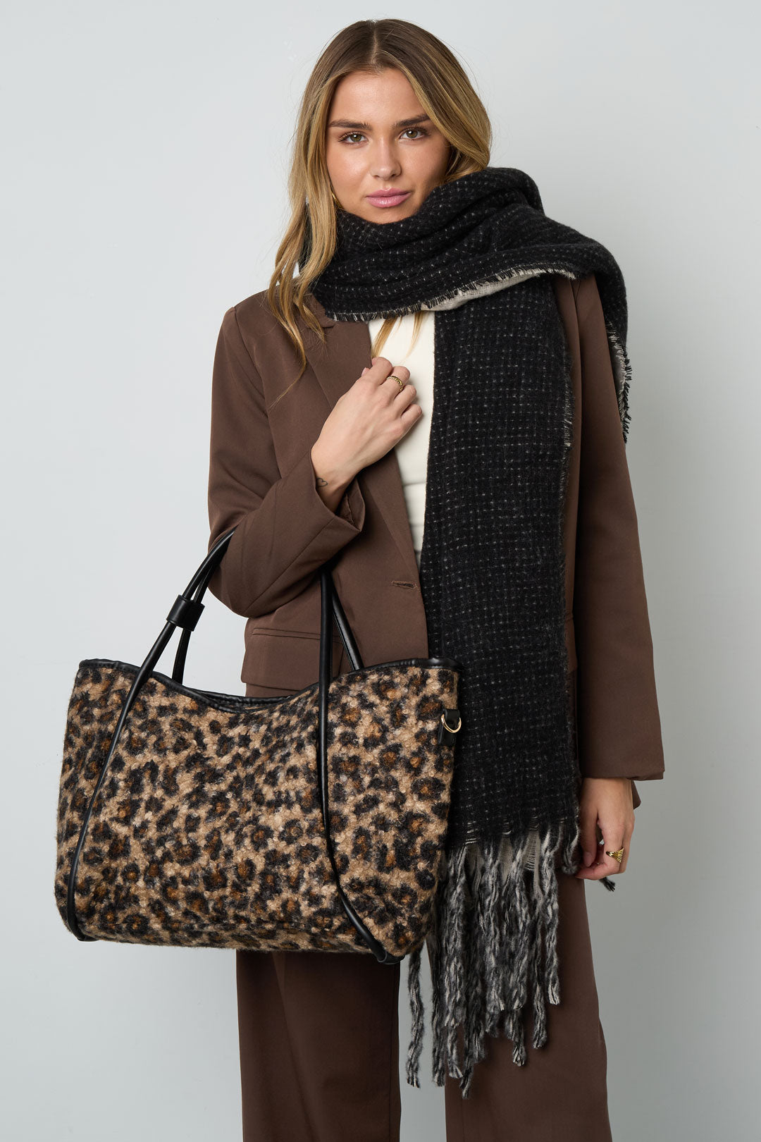 Tote Bags Luipaardprint Casual Katoen Dagelijkse Accessoires