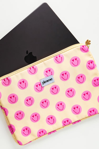 Gimme Smiling Face Laptophoes - 13 inch