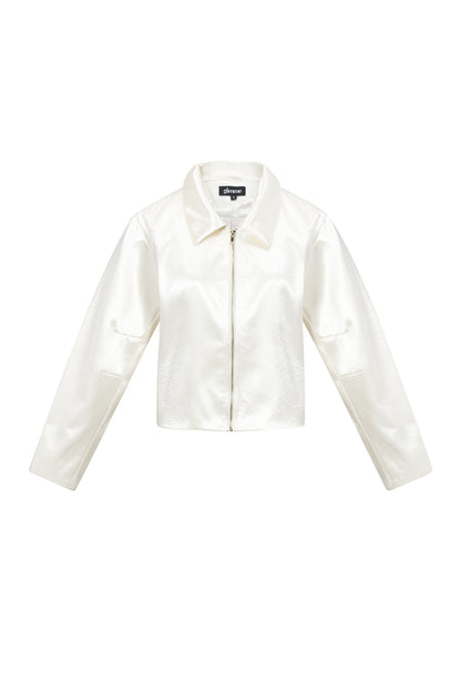 Woven Polyester Fiber Women's Jacket Casual Fall/Winter Solid Color