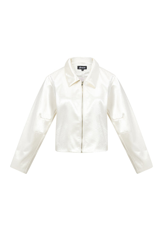 Woven Polyester Fiber Women's Jacket Casual Fall/Winter Solid Color