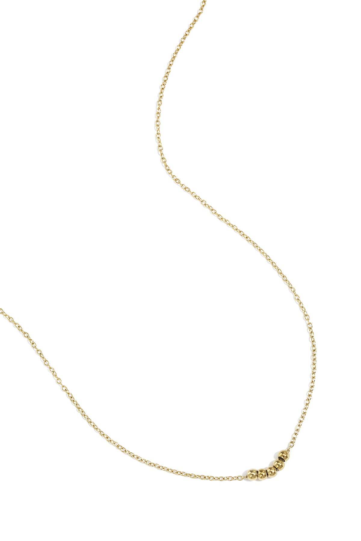 klassieke ketting met balletjes