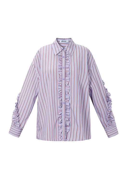 Blouse met ruches