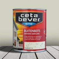 Cetabever Dekkende Buitenbeits - 0,75 liter - Cremewit