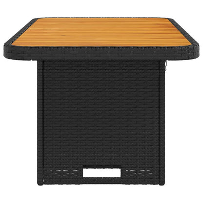 Tuintafel 90x55x71 cm poly rattan