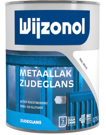 Wijzonol Dekkend Zijdeglans RAL 9010
