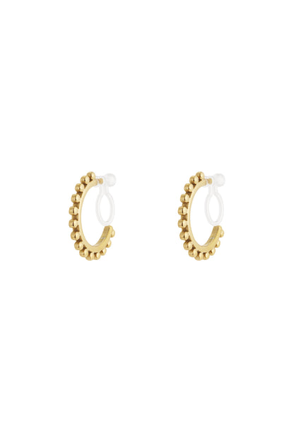 Oorbellen met opvallende ringclip