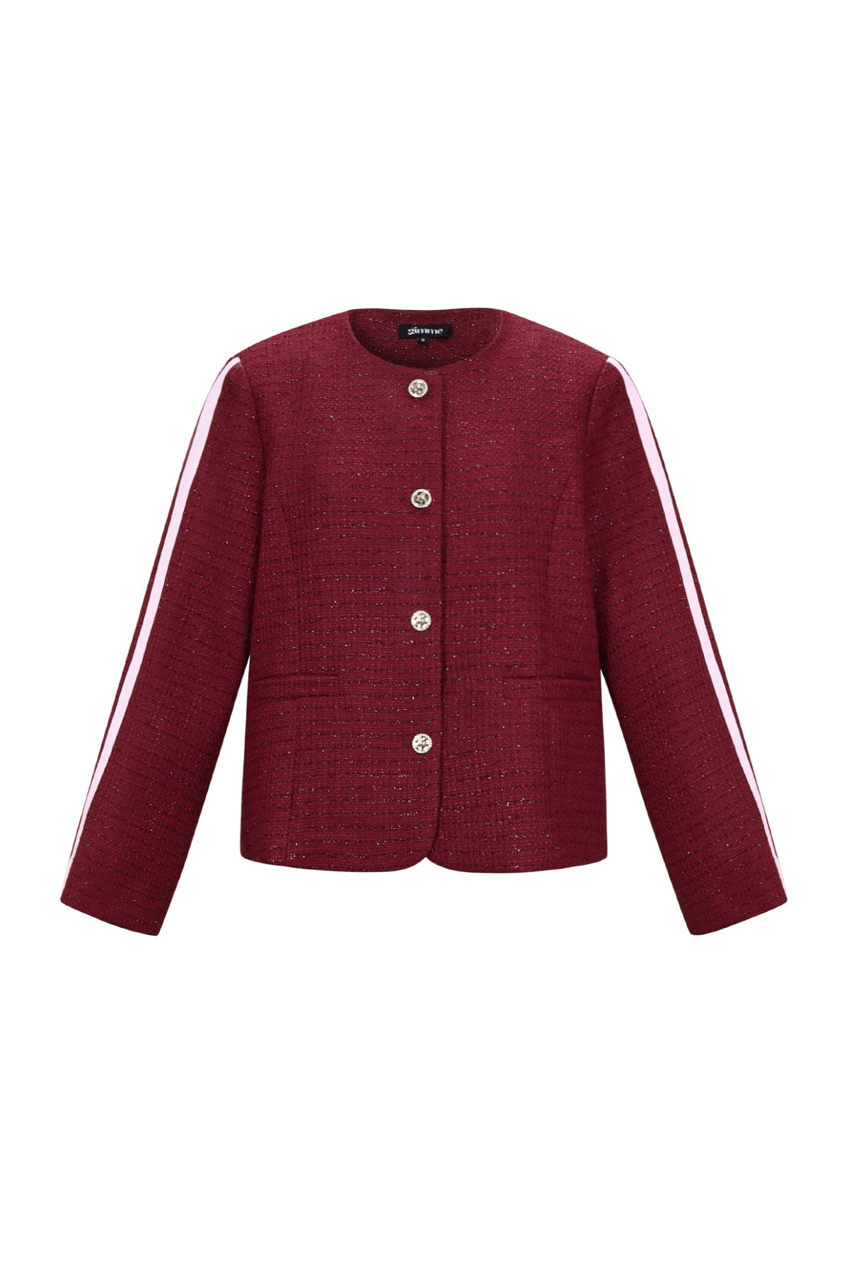 Woven Polyester Fiber Women's Jacket Elegant Plaid Fall/Winter