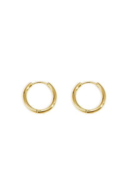 Oorbellen Little Hoops 1,6cm Goud kleur Stainless Steel