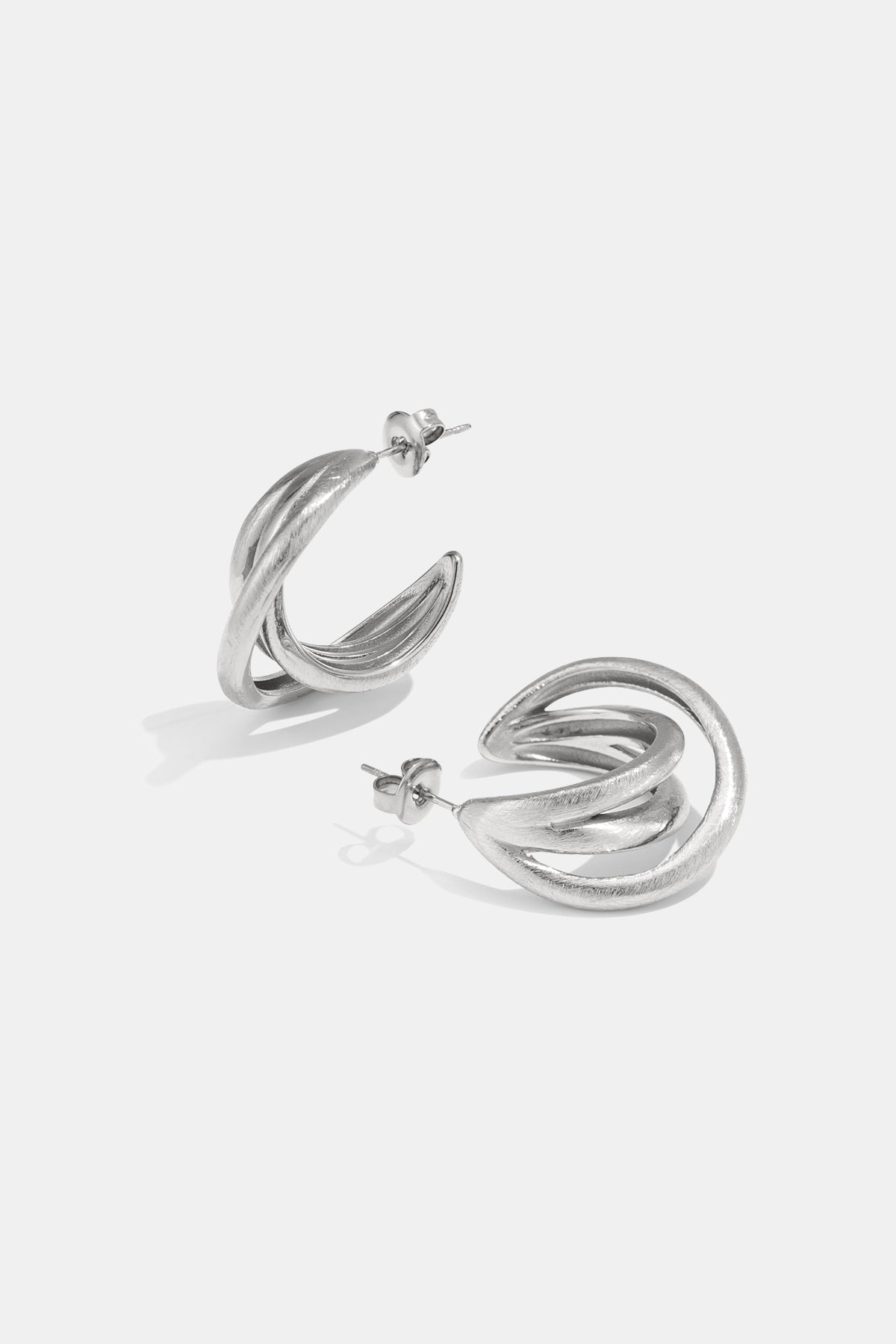 Hoop Earrings lines Casual Daily Simple Series Women's jewelry