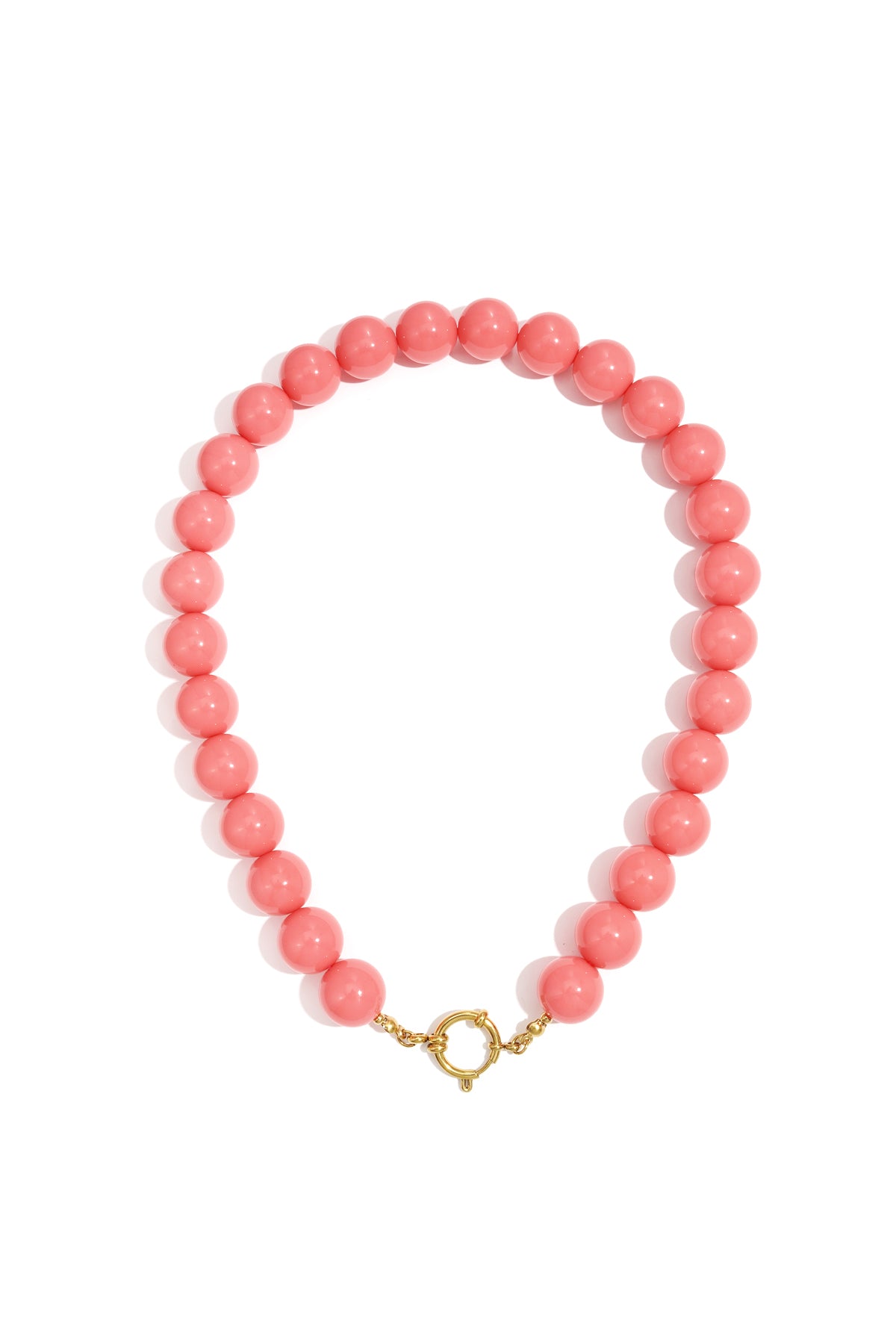 Resin Beaded Necklaces Beads Casual Daily Simple Series Women's jewelry-15mm