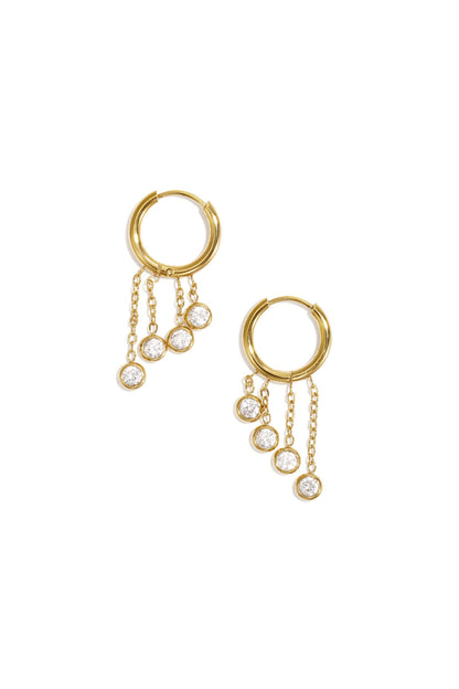 Elegant Stainless Steel Drop Earrings - Simple Yet Stunning
