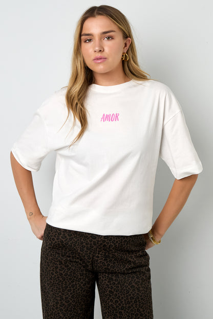 Cotton Knitted Women's T-shirt Casual Letters