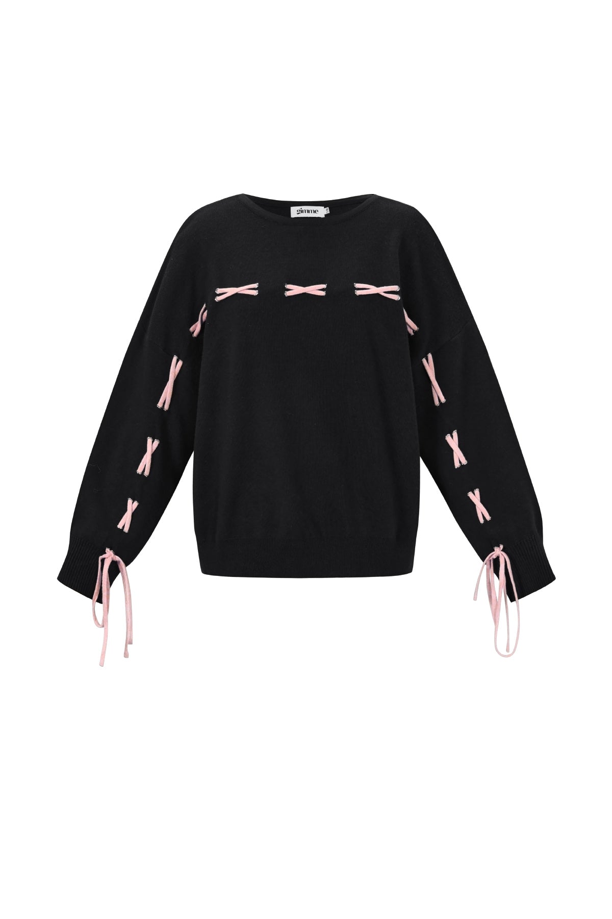 Knitted Viscose Women's Sweater Casual Color Clash