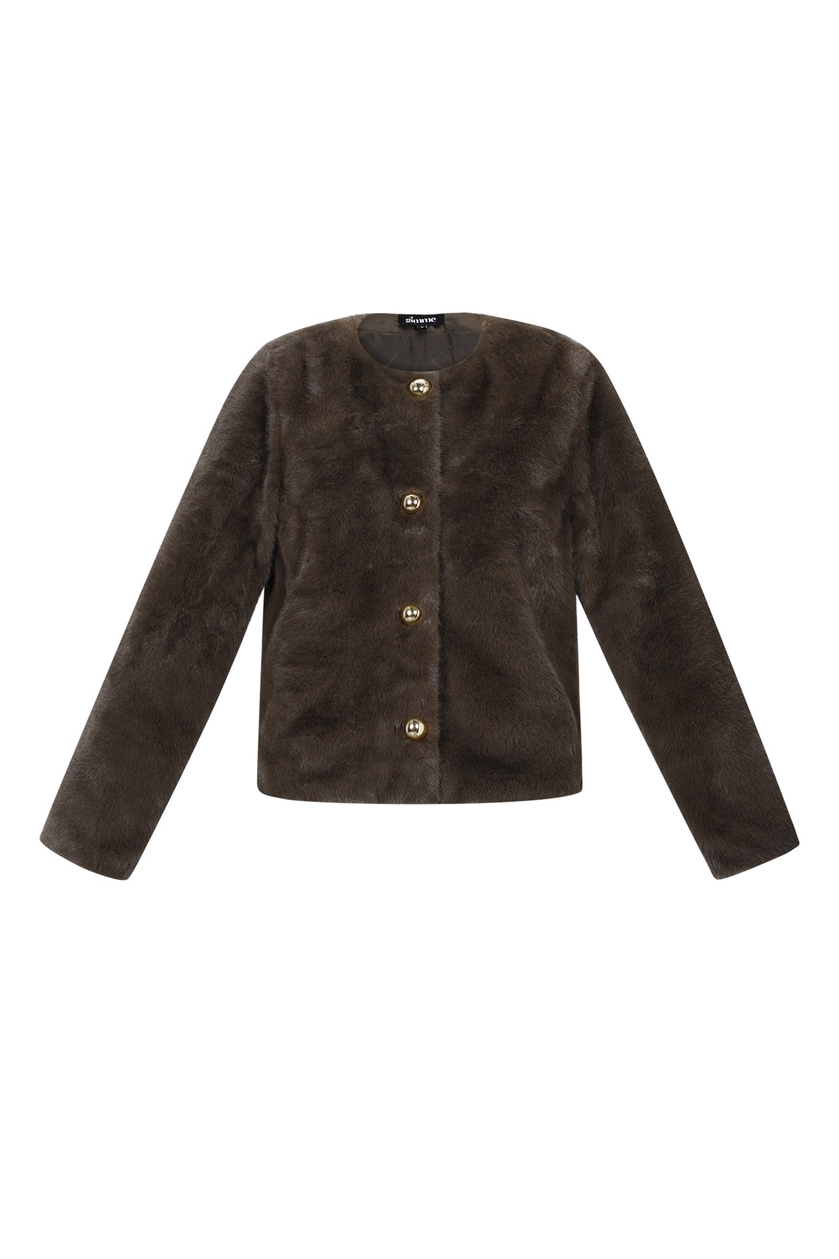 Woven Polyester Fiber Vrouwen Jas Elegant Solid Color Fall/Winter