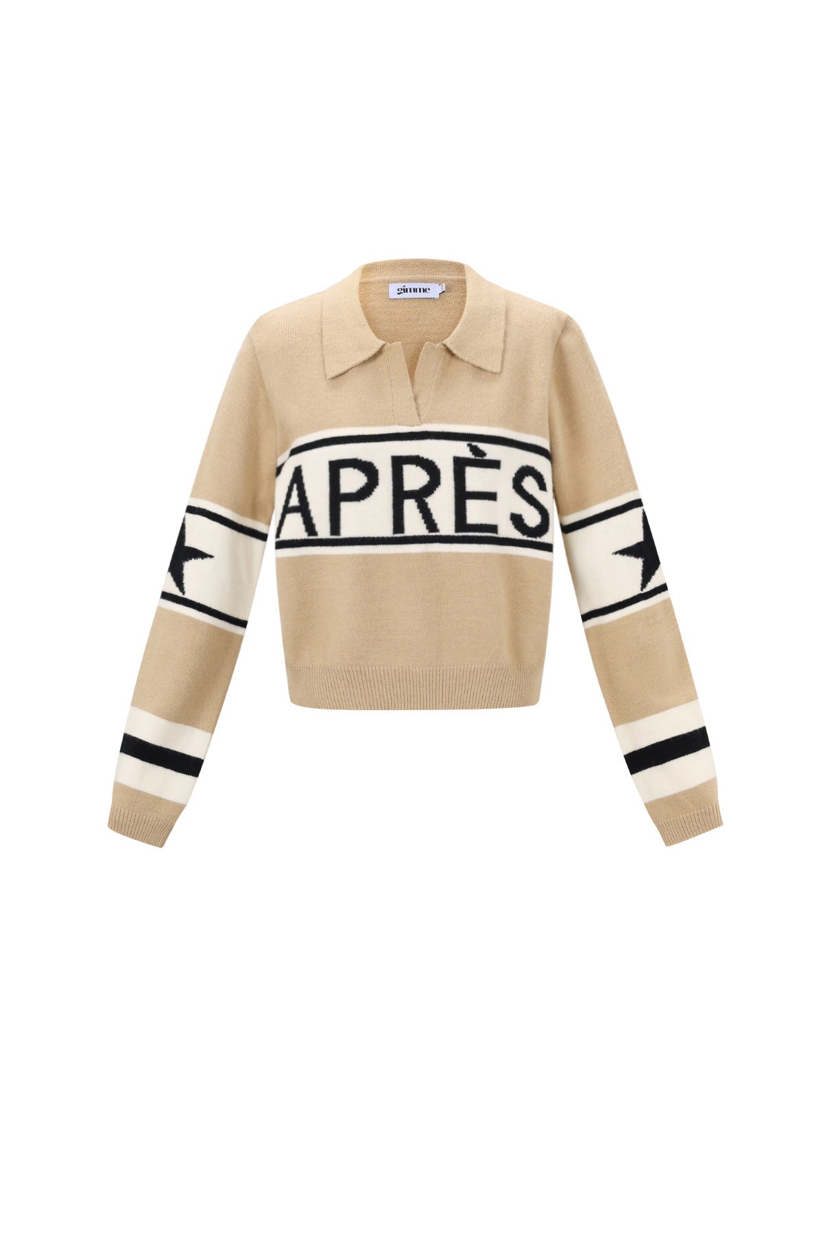 Knitted Polyester Fiber Women's Knit Sweaters Casual Letters