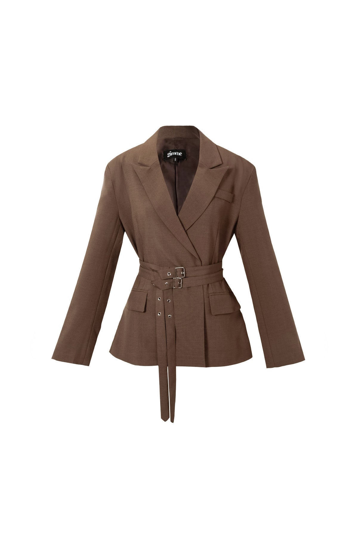 Woven Polyester Fiber Women's Suit Set Elegant Solid Color Fall/Winter