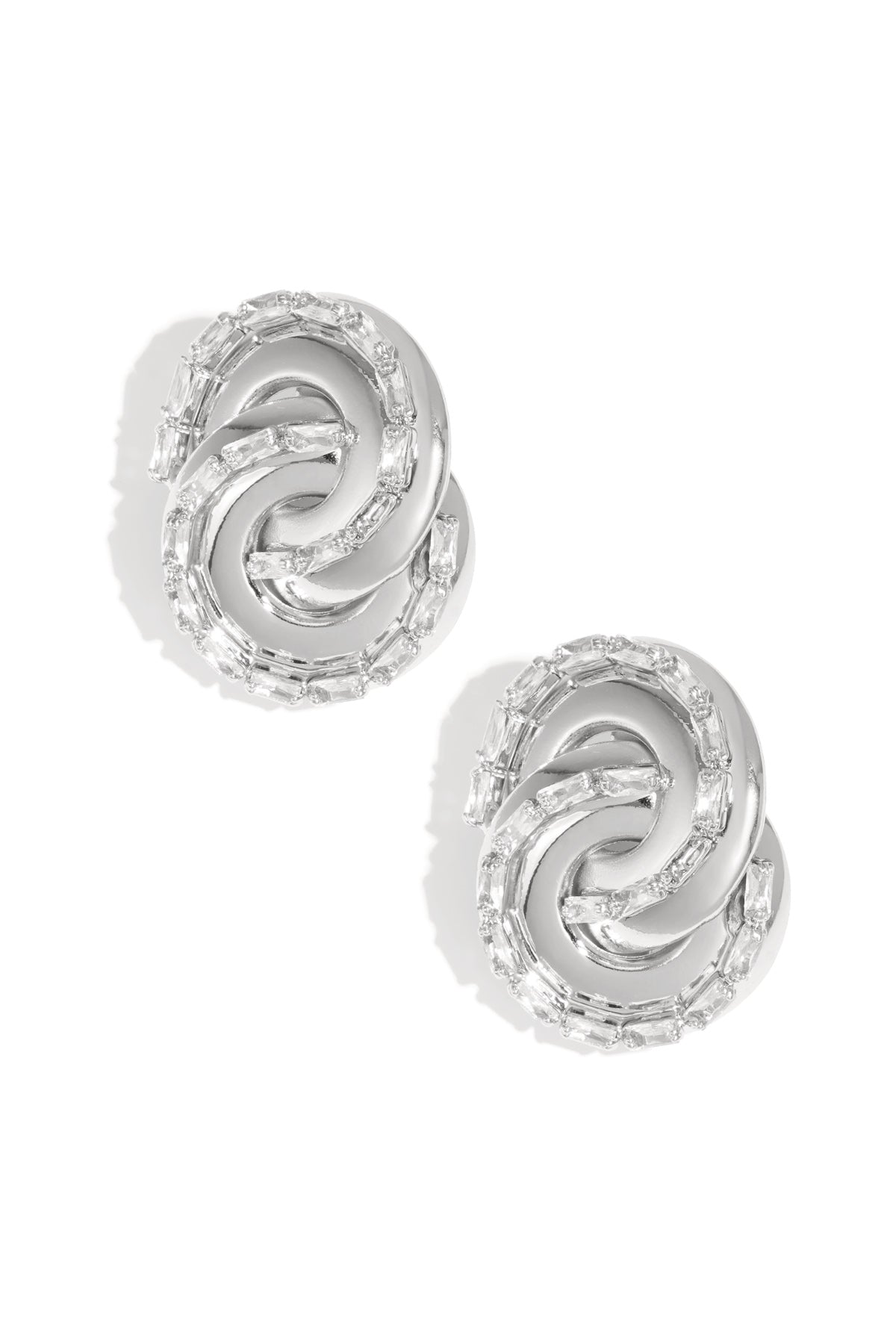 IJzeren oorbellen onregelmatige vorm Elegante kerst Luxe serie Dames sieraden