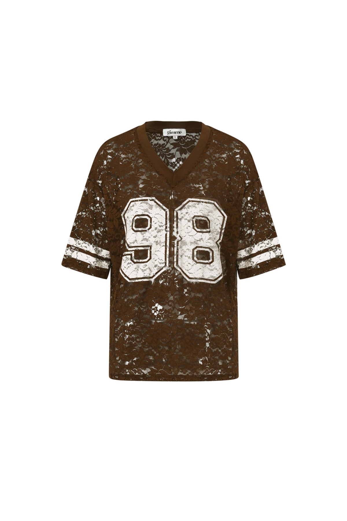 Woven Polyester Fiber Women's T-shirt Sporty Color Clash